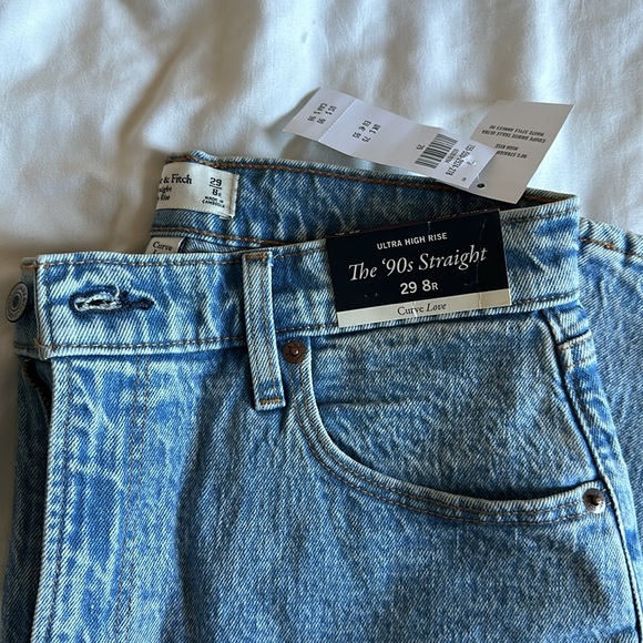 The 90s straight Ultra high rise jeans - Picture 2 of 5